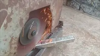 simple trick| how to cut a 45 degree square pipe for a 90 degree welded #trending #video