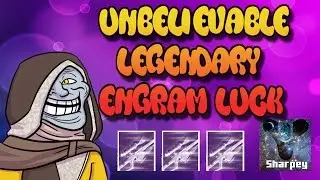 Destiny Unbelievable Legendary Engram Luck!