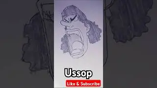Lightning Fast Pencil Sketch of Usopp | One Piece Art #drawing  #animesketch  #pencilart