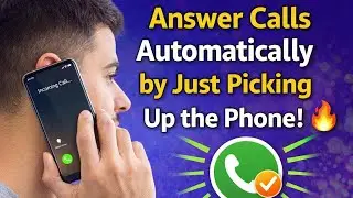 Auto Answer Calls When You Bring Phone to Your Ear! 📱#PhoneTips #AutoAnswer #Android rips 