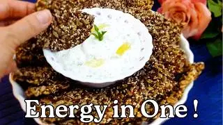Easy Keto-Friendly Seed Crackers! How to Make High-Protein Crispy Snack!