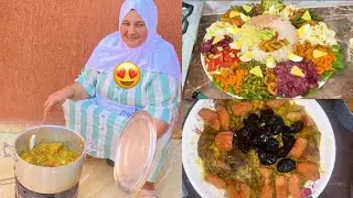 ليوم نهار كبير 🥰مورة سبعيام💍 تحزمت وجدنا لعشاء انا امي 💪