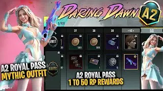 Season A2 Royal Pass 1 to 100: RP Rewards | PUBG Mobile A2 Official Season | 2.7 Update