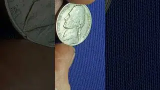 1938 S Jefferson nickel 😲#coin #coincollecting