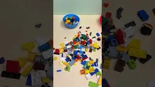 ASMR Falling Lego Bricks 🧩✨ | Relaxing Clicks & Sounds (｡&bull;́‿&bull;̀｡) #satisfying #velvetclicks