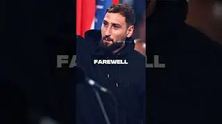 Donnarumma&rsquo;s Emotional Farewell to PSG Fans 🥹 #donnaruma #psg #farewell #emotional #shorts
