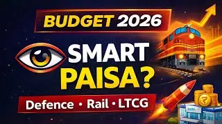Budget 2026 Stock Market Analysis | Defence, PSU, Railways & LTCG Impact