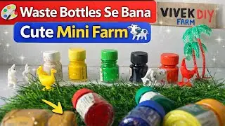 DIY Mini Farm with Colors & Toys 🐓 | Satisfying Craft @VivekDIYFarm 