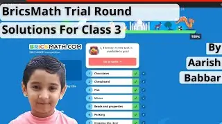 BRICSMATH PREPARATORY ROUND 2021 SOLUTIONS FOR CLASS 3