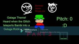 Galaga Theme but becoming increasingly lower pitch