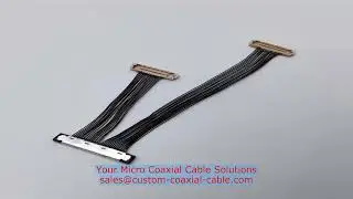 coax cable assembly Singapore manufacturer samtec micro coax Mexico supplier I-PEX 20380-R50T-06 Pow