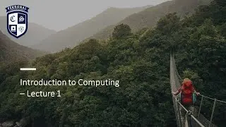 Introduction to Computing - 1