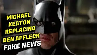 NO Michael Keaton Is NOT The DCEU Batman Replacing Ben Affleck