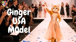 Fat Cat Who Wants To Be A Model - Mama Cat Helps Ginger Kitten Achieve Her Dream 🐱 🐈 ✨