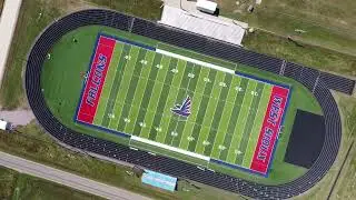 2024-08-02, West Sioux Falcons School field, Hawarden, Iowa