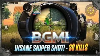 BGMI INSANE SNIPER SHOT! - 30 KILLS || GAMEPLAY IN BGMI CLASSIC || 💫💥 #gameplay #gaming #virlvideo 