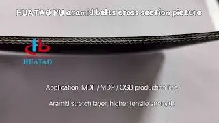 #Huatao PU Pre-press Belt with aramid cross fiber.