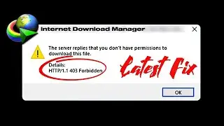 How to Fix IDM -  