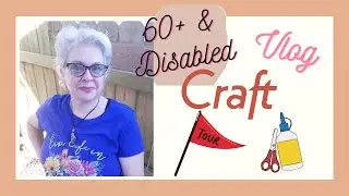 60+👵& Disabled My Craft Room/She Shed/Tiny House Tour ~ Take A Look Inside ~ Vlog