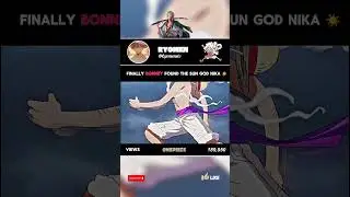 Finally bonney found the Sun god Nika 🥹 #onepiece #luffy #anime