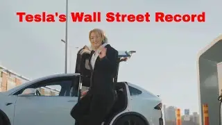Tesla's Wall Street Record. High sales and new models.