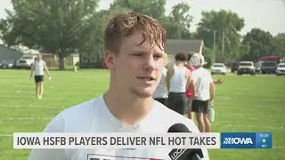 Iowa high school football players deliver their NFL hot takes