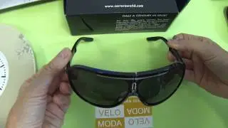 Carrera C-City Shiny Black - Unique folding in four glasses