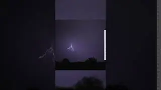 Massive Red Sprite- Real Nature. #shorts
