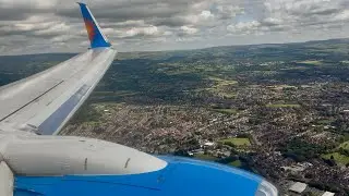 We used the whole runway! Jet2 holidays Boeing 737-800 landing at Manchester Airport 23R | G-DRTO