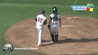MPTS Sports, Memorial vs Salem Boys Baseball, 4/18/22