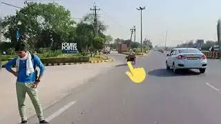 I am going to Dwarka Sector 22 driving licence test 🏍️