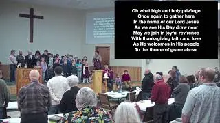 Covenantal Mission Sunday Service January 11, 2026