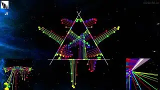 Colorful Pendulum Triangular Style of Polyrhythmic Wave!  #javascript #threejs #pendulum