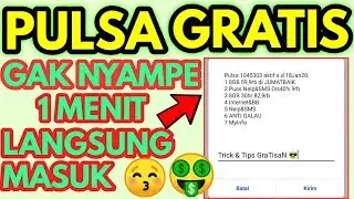🔴APLIKASI PENGHASIL PULSA GRATIS  ALL OPERATOR - Ga nyampe 1 menit langsung masuk