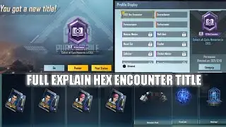 Get Free New Title | How To Get Hex Encounter Title | PUBG MOBILE HOW TO GET EXCLUSIVE TITLE AliNoob