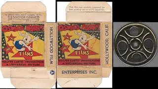 Oswald the Lucky Rabbit - Doctor Oswald (1935) - 16mm Sepia Silent Film Reel Print