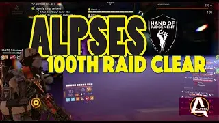 Division 2 - Alpses 100th Raid Clear