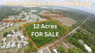 12 Acres FOR SALE: Apopka, FL