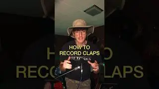 How to record claps by yourself #musician #producer #bedroomproducer #recordingtips #homestudio