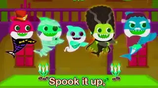 Baby Shark Spooky Halloween Parody 🦈👻 | Ghost, Mummy, Zombie & Vampire Shark Family Effects 