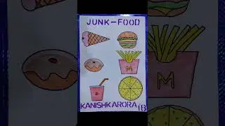 #poster#school#project#junkfood