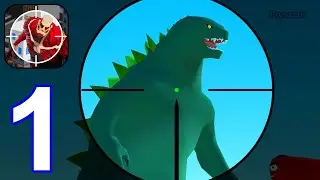 Giant Hunter Titan Wanted - Gameplay Walkthrough Part 1 Tutorial Level 1-13 (iOS, Android Gameplay)