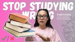 HOW I WENT FROM FAILING TO TOP 5% OF MY CLASS ( 5 STUDY METHODS THAT ACTUALLY WORK )