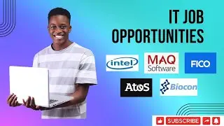 IT JOB OPPORTUNITIES || FICO, ATOS, MAQ, INTEL, BIOCON || LIKE, SHARE AND SUBSCRIBE