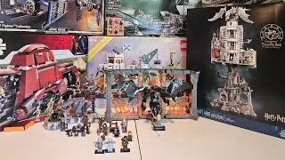 Lego review of 10367 Balrog Book Nook 9476 The Orc Forge