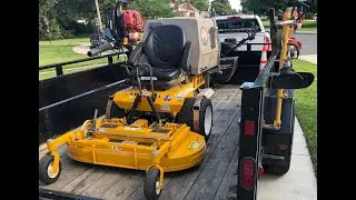 Walker C19i with C48 (Collection) Deck - Out Front Advantage Demonstrated.