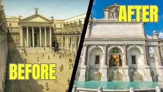 The Pope demolished this Ancient Roman Temple to build a Water Fountain