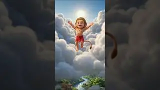 The Untold Story of Bal Hanuman @SoftDilStudio #cartoon #hanumanji #ytshorts #shorts #aicartoon