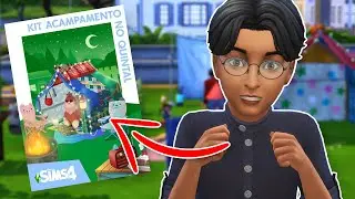 MOSTREI TUDO O QUE VEIO NO KIT THE SIMS 4 ACAMPAMENTO NO QUINTAL