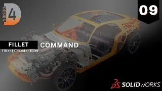 Fillet command on Solidworks | Tutorial 09 | Urdu/English